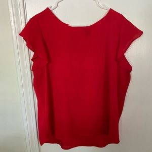 Ann Taylor Red Blouse